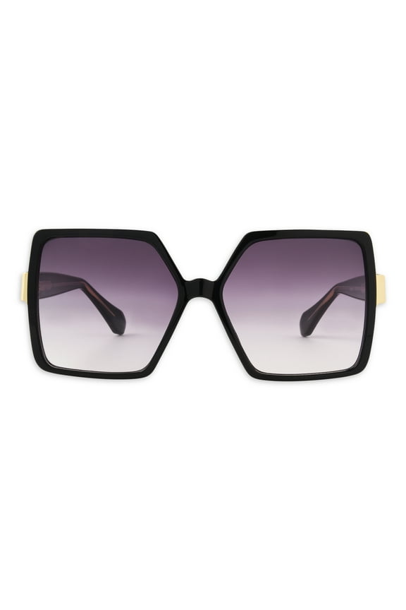 Square Black Sunglasses