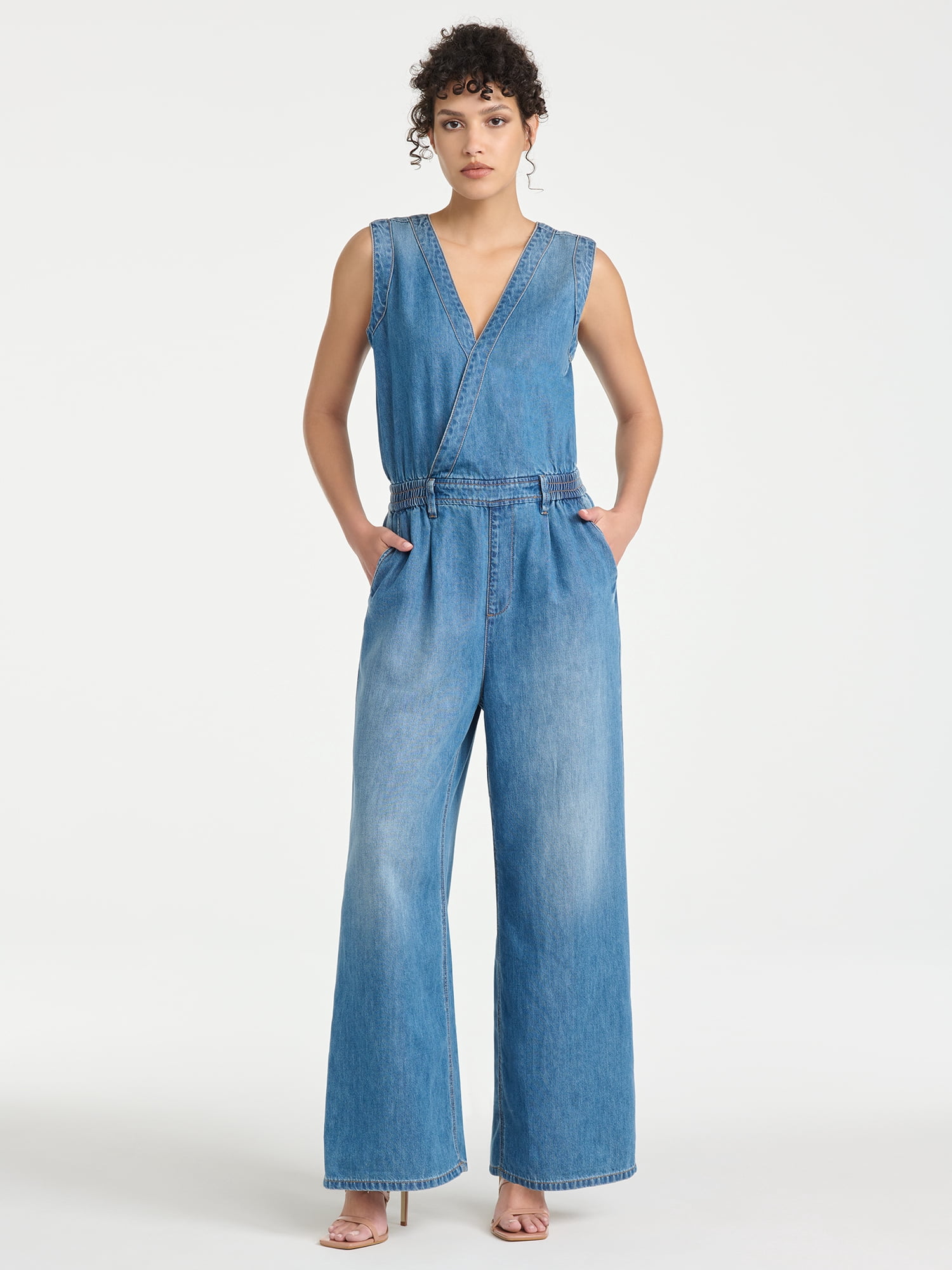 Sofia Vergara Women's Wrap Jumpsuit, Sizes XS-XXL