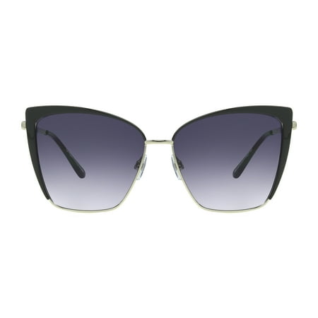 Sofia Vergara® x Foster Grant® Glossy Dark Teal Women's Cat-Eye Sunglasses, Leopard Print Case