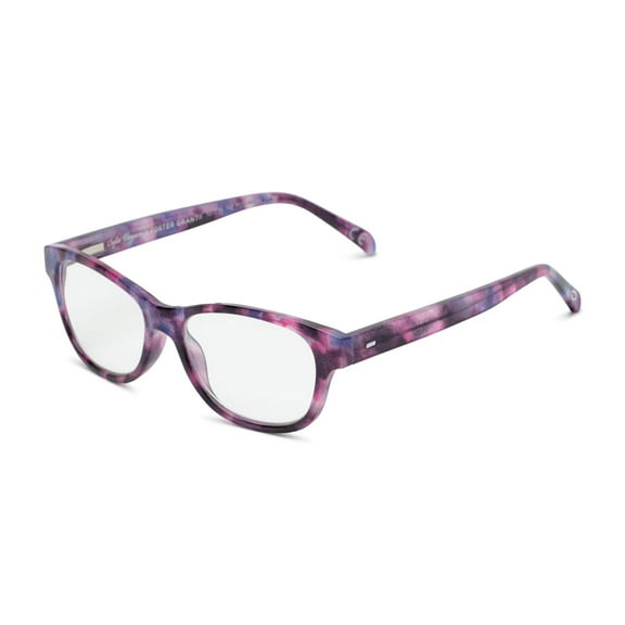 Sofia Vergara x Foster Grant Multi Focus Linda Cat Eye Women Full Rim Reading Glasses, Purple, +2.50