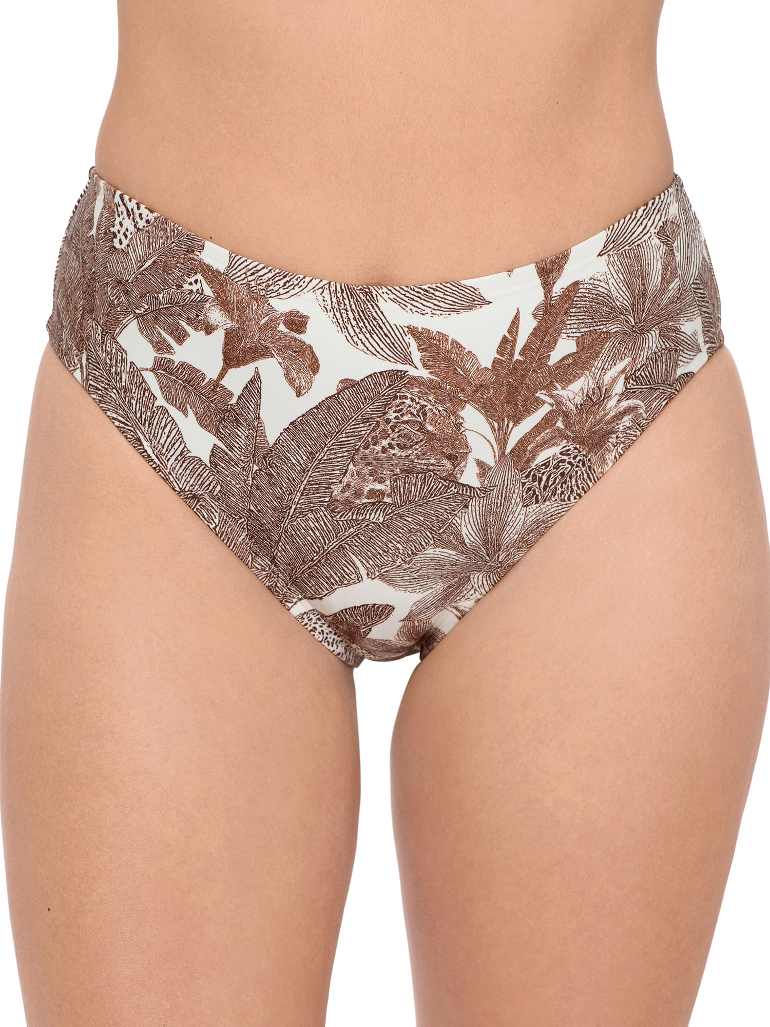 Sofia by Sofia Vergara Women's Mid-Rise Bikini Bottom, Sizes XS-XL