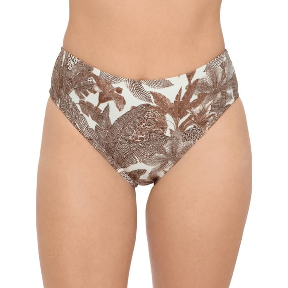 Sofia by Sofia Vergara Women's Mid-Rise Bikini Bottom, Sizes XS-XL