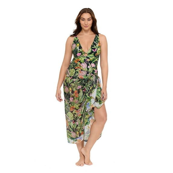 Sofia by Sofia Vergara Women's Cover Up Sarong, One Size