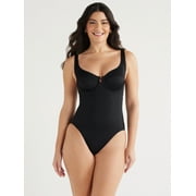 Sofia by Sofia Vergara Women's and Plus Sandra One Piece Swimsuit with Shaping Curvetex®, Sizes XS-2X