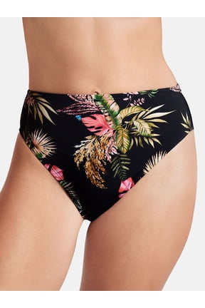 Women's and Women's Plus Cheeky High Waist Bikini Bottom