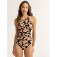 thumbnail image 1 of Sofia by Sofia Vergara Women's and Women's Plus One Shoulder Keyhole One Piece Swimsuit, Sizes XS-3X, 1 of 5