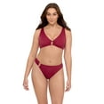 thumbnail image 1 of Sofia by Sofia Vergara Women's and Women's Plus Ring Front Bralette Bikini Top, Sizes XS-2X, 1 of 2