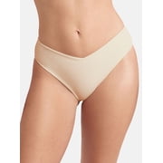 Sofia by Sofia Vergara Womens and Womens Plus V WAIST MIDSTER Bikini Bottom