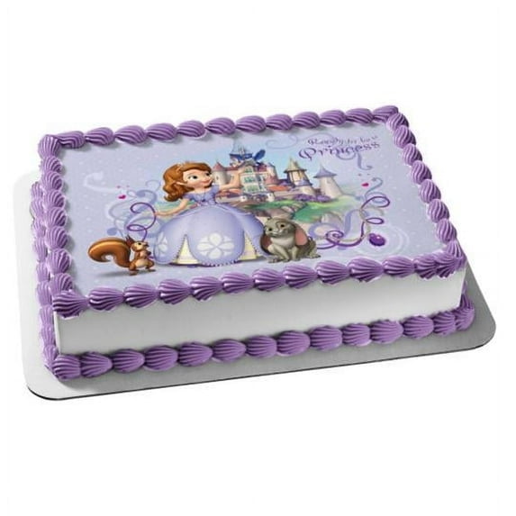 Sofia the First Princess Castle Disney Whatnaught Clover Happy Birthday ...