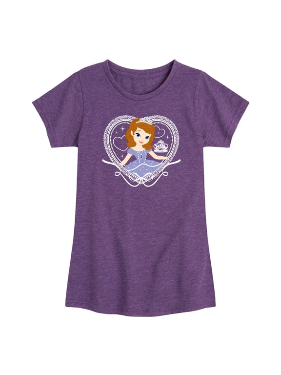 - Sofia Coquette Heart Toddler Girls' Toddler Short Sleeve Graphic T-Shirt