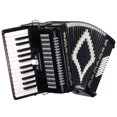 thumbnail image 1 of SofiaMari 26 Key 48 Bass 3 Switches Piano Accordion Black, 1 of 2