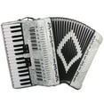 thumbnail image 1 of SofiaMari 34 Key 72 Bass 5 Switches Piano Accordion White, 1 of 3