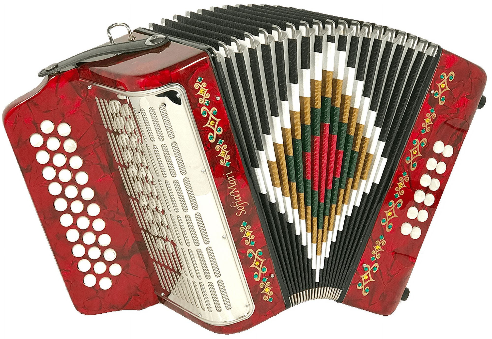 SofiaMari Accordion Package 31 Button 12 Bass Accordion in Fa FBE
