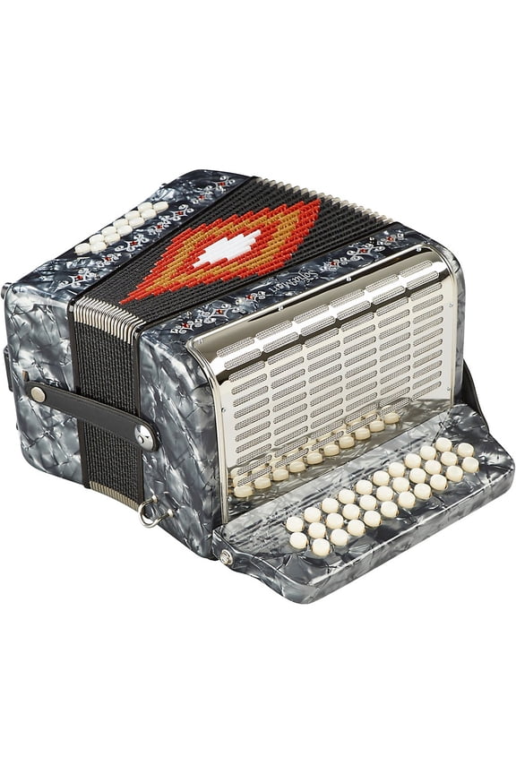 SM-3112 31-Button 12 Bass Accordion GCF Gray Pearl