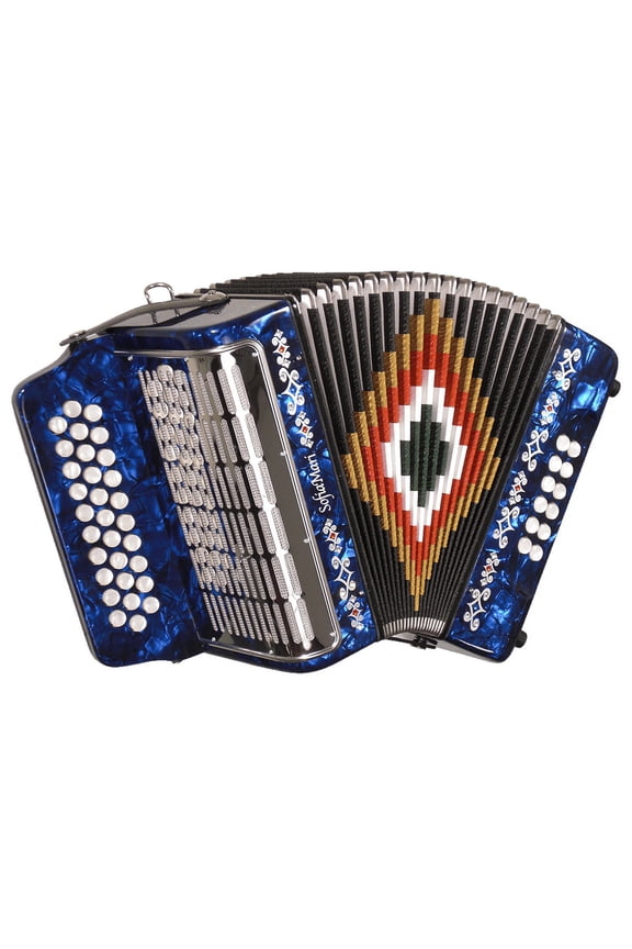 SM3112 Blue FBE 31 Button Accordion
