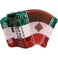 thumbnail image 1 of SofiaMari SMTT-3412, 2-Tone Accordion Red,White,Green Fa/Mi, 1 of 1