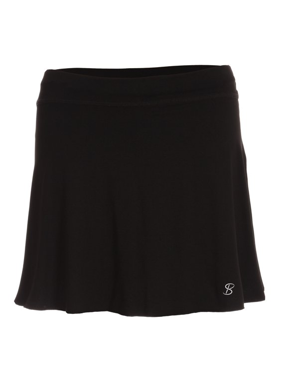 Women's 15 Inch Skort (Black, Small)