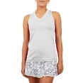 thumbnail image 1 of Sofibella Women's Athletic Racerback Tank Top (White, X-Small), 1 of 2