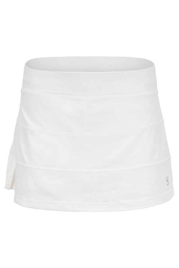 Women's UV Colors 13 Inch Tennis Skort White