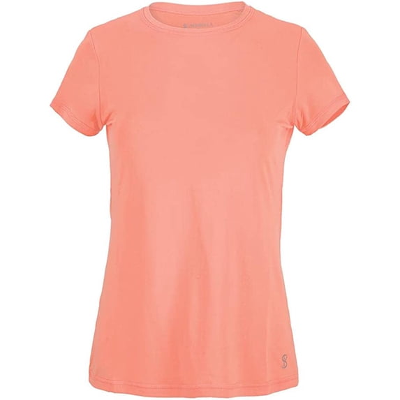 SOFIBELLA UV Colors Short Sleeve Top - Bubble Pink