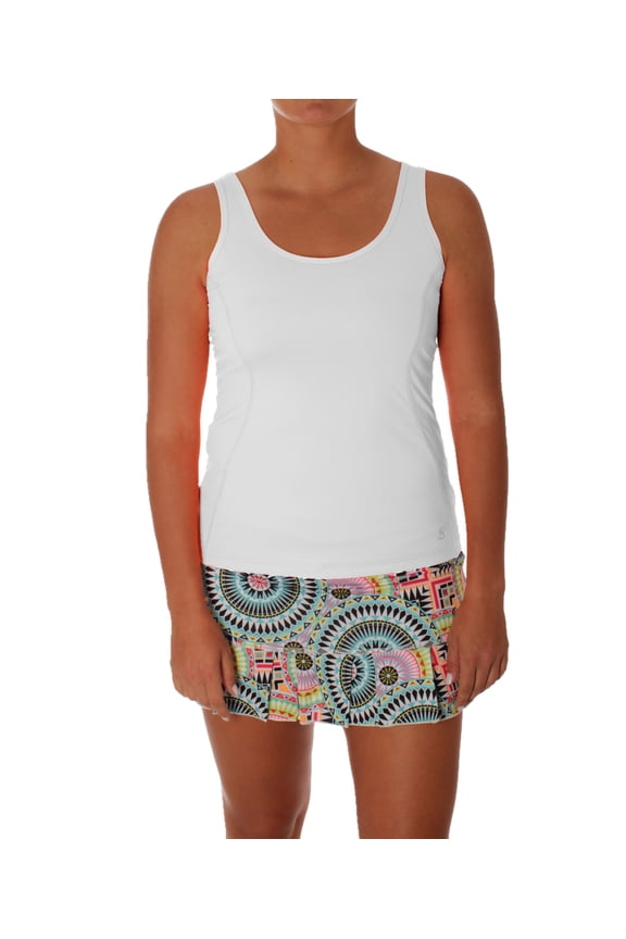 Women's X Tank Top (White, Medium)