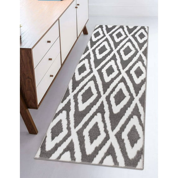 Sofihas 2 Piece Washable Kitchen Carpet Sets and Mats Non-Slip Rubber Backed 48''×20''+30''×20