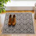 thumbnail image 1 of Sofihas  Indoor Floor Mat, Non-Slip Machine Washable Entrance Carpet Farmhouse Dirt Repellent Entrance Carpet Whte/Gray DarkGray, 1 of 6