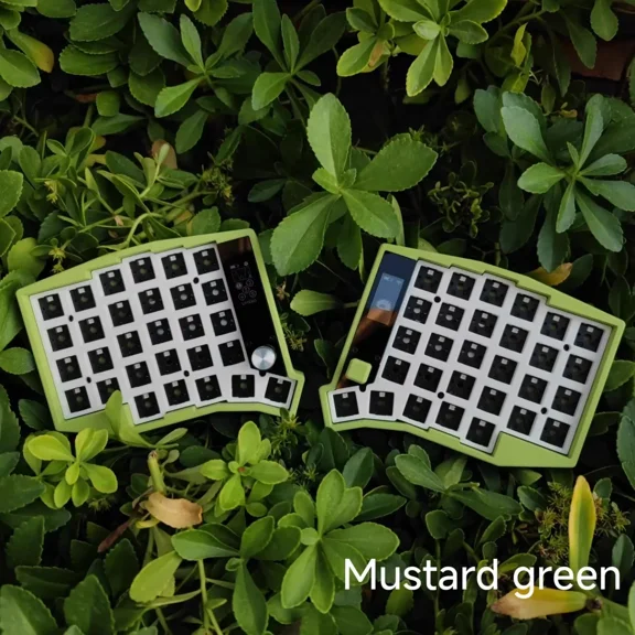 Sofle Split Keyboard Bluetooth Dual Mode Zmk Scheme RGB Hot Swap Custom with View Directional Rocker Knob Screen Keyboard