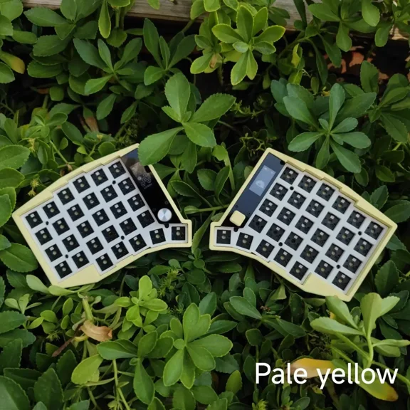 Sofle Split Keyboard Bluetooth Dual Mode Zmk Scheme RGB Hot Swap Custom with View Directional Rocker Knob Screen Keyboard