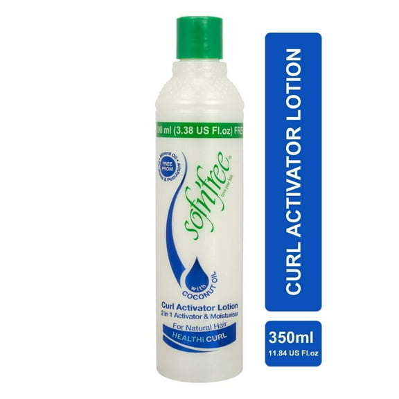 Sofn'Free Moisturizer & Curl Activator for Natural Hair, Soft Curls, and Waves 11.83 fl oz / 350ml
