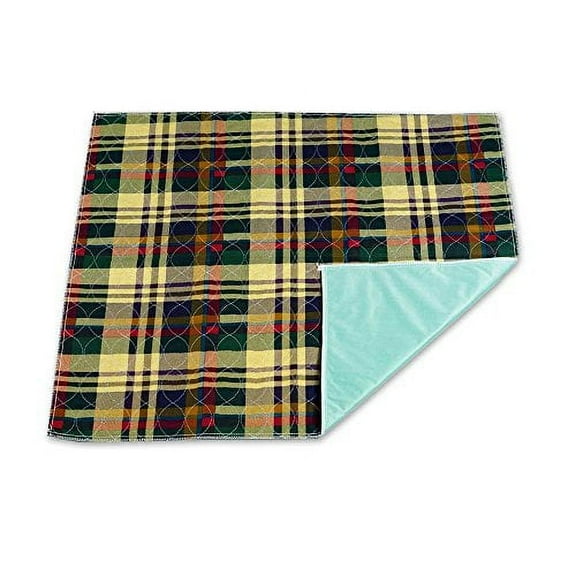 Sofnit 300 Washable Underpad, Tartan Plaid, 18x24 in., Each
