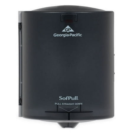 Sofpull Center Pull Hand Towel Dispenser, Smoke Gray (GPC58204)