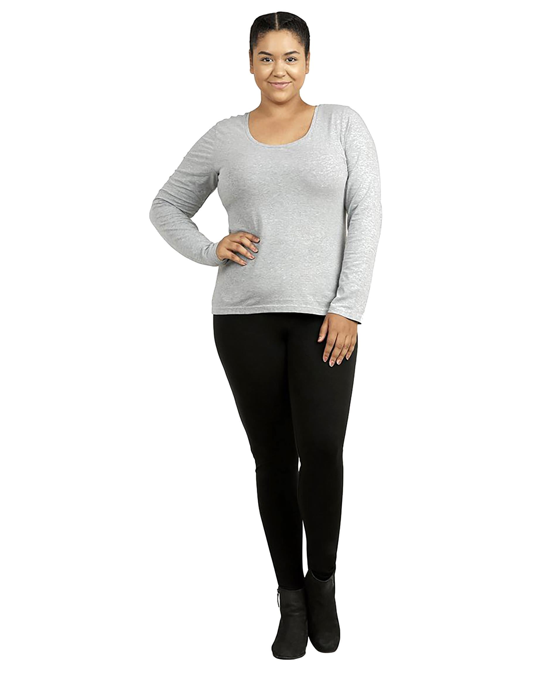 Sofra Footless Long Leggings - Lightweight One Size Jeggings 92% Polyester 8% Spandex