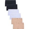 thumbnail image 1 of Sofra Girls' Basic Cropped Trainer Spaghetti Strap Training Bra with Removable Pad (Single or 6 or 12 Packs), 1 of 4