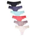 thumbnail image 1 of Sofra Ladies Thong Panty Pack of 6, Set 2, Size: Medium, 1 of 1