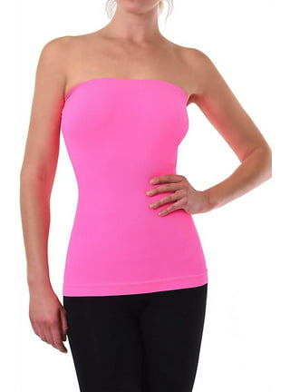 Micro Tube Top Suede  Hot Pink – Valentines Austin