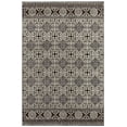 thumbnail image 1 of Sofra Transitional Chenille Rug, Chocolate/Silver, 5ft-3in x 7ft-6in Area Rug, 1 of 2