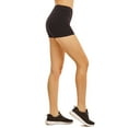 thumbnail image 1 of Sofra Women & Plus 12" Stretch Outseam Wide Wastband Workout Running Hot Shorts (S-3XL), 1 of 4