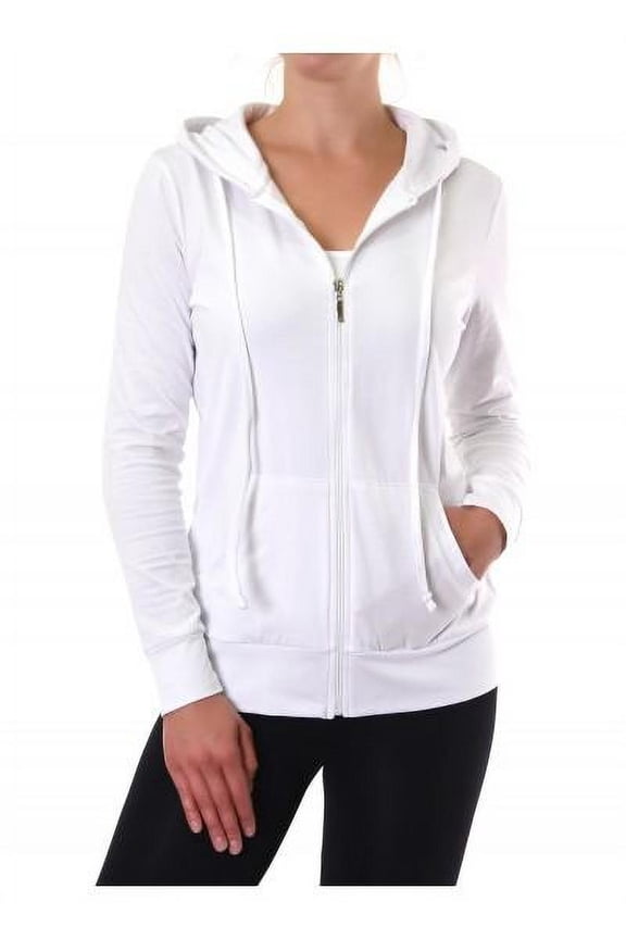 Ladies Thin Zip-Up Hoodie Jacket
