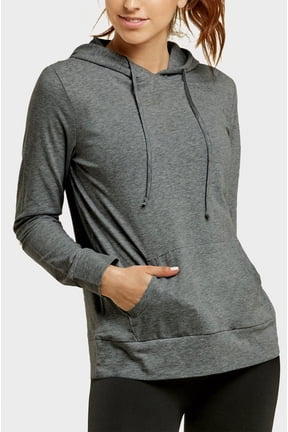 Women's Lightweight Cotton Long Sleeve Pullover Thin Hoodie Jacket