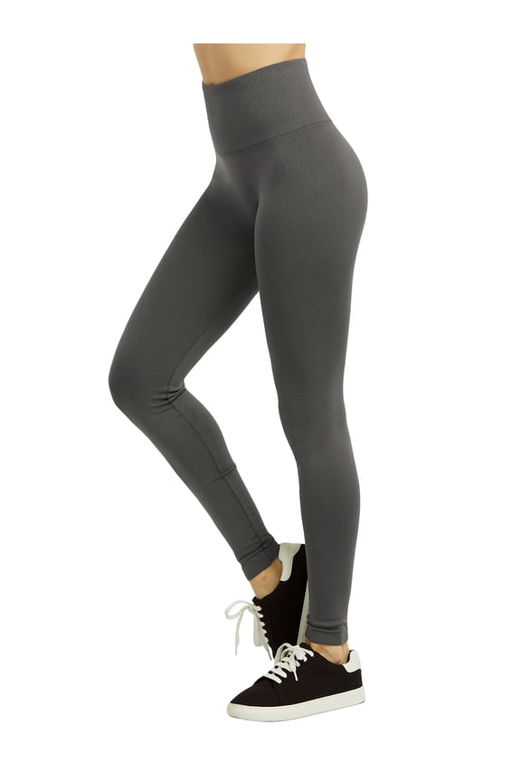 Women's & Plus One Size Seamless High Waist Extra-Wide Banded Ankle Length Leggings