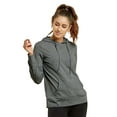 thumbnail image 1 of Sofra Women's Thin Cotton Pullover Hoodie Sweater L, Charcoal, 1 of 4