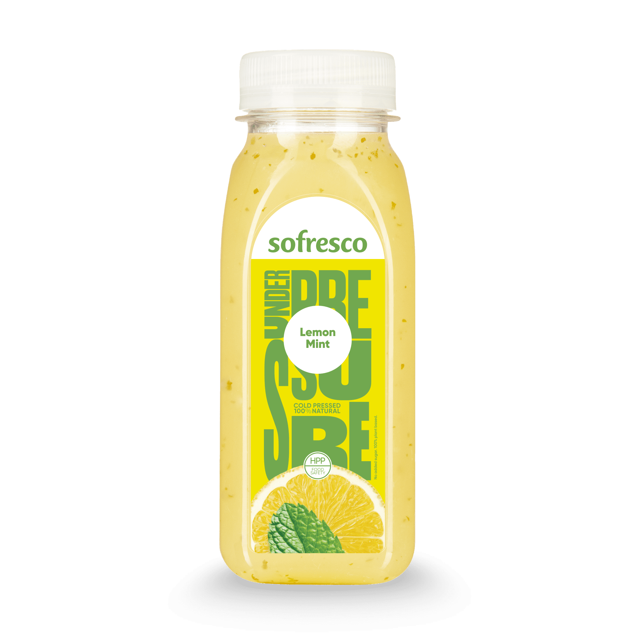 Sofresco Lemon Mint 12 fl oz, 100 Natural Juice/No Sugar Added (Pack