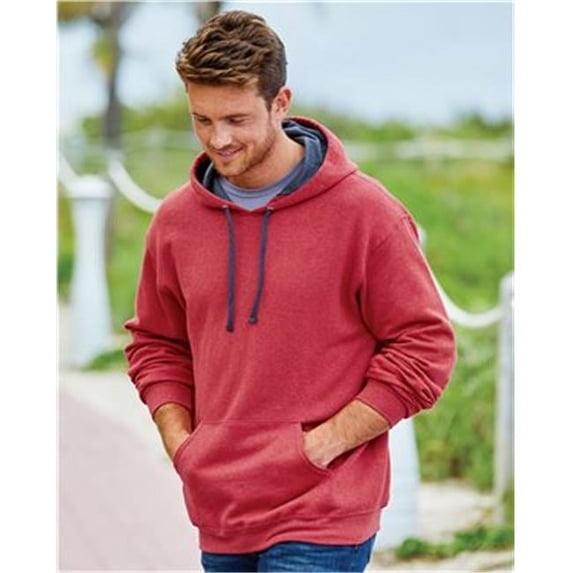 Sofspun Hooded Sweatshirt, Black Heather - Medium