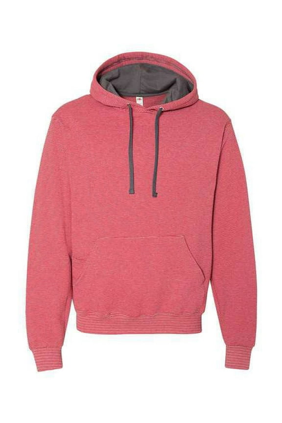 Sofspun® Microstripe Hooded Pullover Sweatshirt