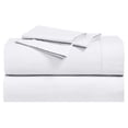 thumbnail image 1 of New Soft 100% Cotton Brushed Percale Sheet Sets Long-Stable Cotton 250 Thread Count Sheets With Deep pockets - Queen - White, 1 of 2