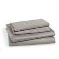 thumbnail image 1 of Soft 100% Cotton Percale Sheet Sets Deep pockets Made in Egypt Sheets - California King - Gray, 1 of 2
