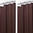 thumbnail image 1 of Soft 100% Microfiber Polyester Fabric Shower Curtain - Decorative Embossed Pattern Texture - for Bathroom Showers and Bathtubs - Machine Washable - 72" x 84" , Chocolate Brown, 1 of 5