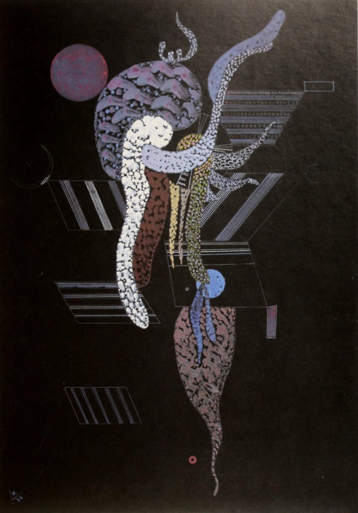 Soft 1936 Canvas Art - Wassily Kandinsky (18 x 24)