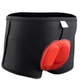 thumbnail image 1 of Soft 3D Padded With Sponge Cycling Shorts Bicycle Pants Bike Underwear Sport Training Clothes ORANGE-L, 1 of 8